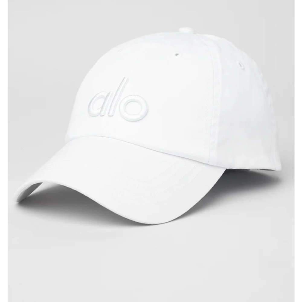 Alo White Baseball Cap